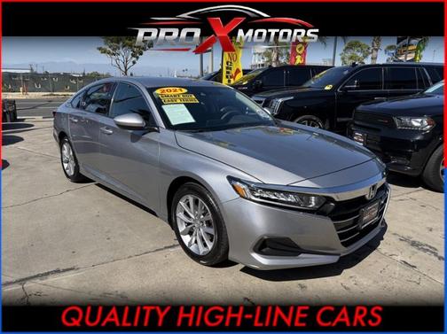 Lunar Silver Metallic 2021 Honda Accord LX 1.5T