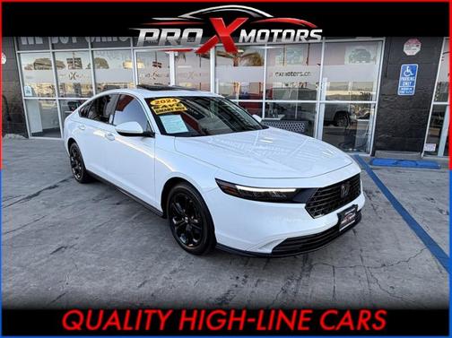 Platinum White Pearl 2024 Honda Accord EX