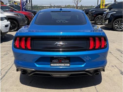 Velocity Blue Metallic 2020 Ford Mustang EcoBoost