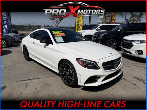 White 2019 Mercedes-Benz C-Class C 300 Coupe 2D