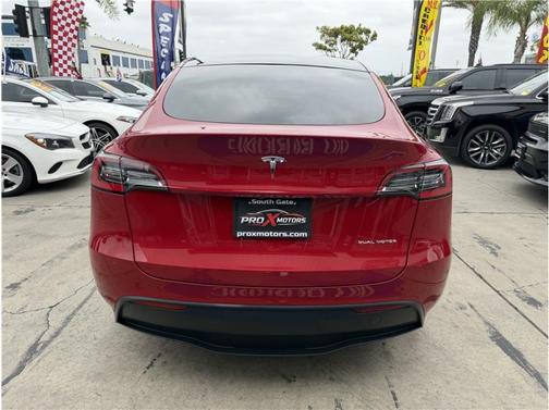 Red Multi-Coat 2021 Tesla Model Y Long Range Dual Motor All-Wheel Drive