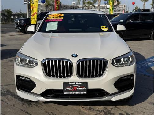 Mineral White Metallic 2020 BMW X4 xDrive30i