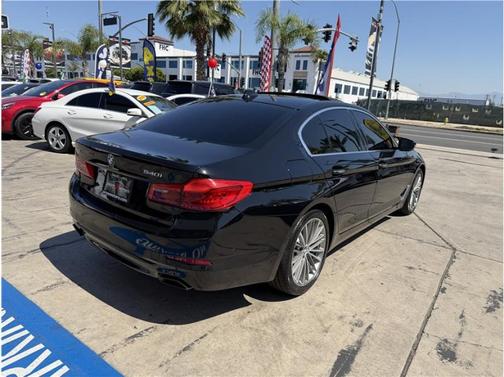 Black 2018 BMW 540 540i Sedan 4D