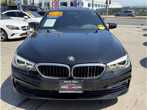 Black 2018 BMW 540 540i Sedan 4D