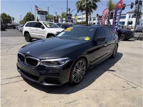 Black 2019 BMW 530 530i Sedan 4D