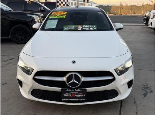 White 2021 Mercedes-Benz A-Class A 220 Sedan 4D