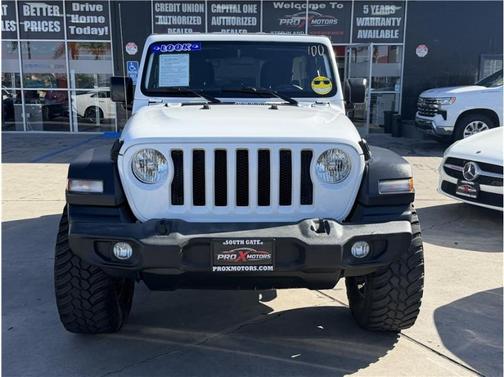 Bright White Clearcoat 2019 Jeep Wrangler Unlimited Sport
