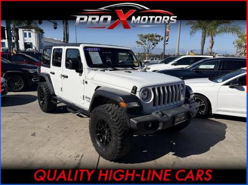 Bright White Clearcoat 2019 Jeep Wrangler Unlimited Sport
