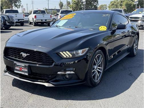 Shadow Black 2016 Ford Mustang EcoBoost