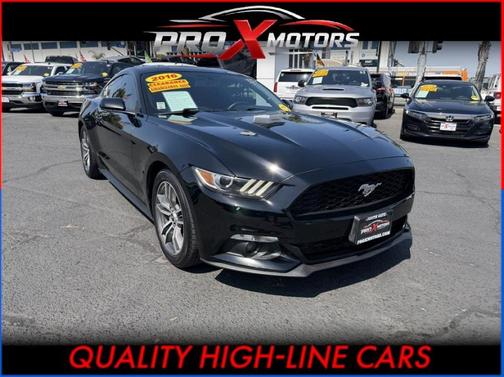 Shadow Black 2016 Ford Mustang EcoBoost