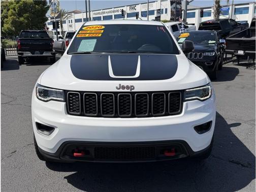 Bright White Clearcoat 2020 Jeep Grand Cherokee Trailhawk
