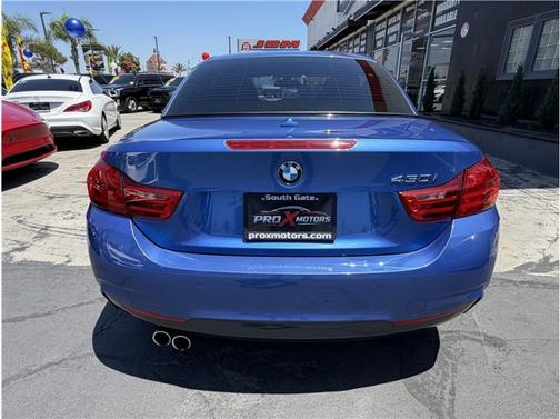 Blue 2017 BMW 430 i