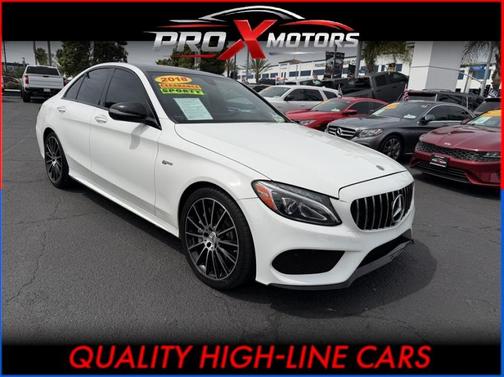 White 2018 Mercedes-Benz AMG C 43 4MATIC