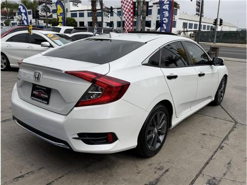 Platinum White Pearl 2020 Honda Civic EX
