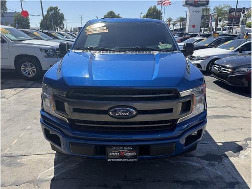 Blue 2018 Ford F-150 XLT