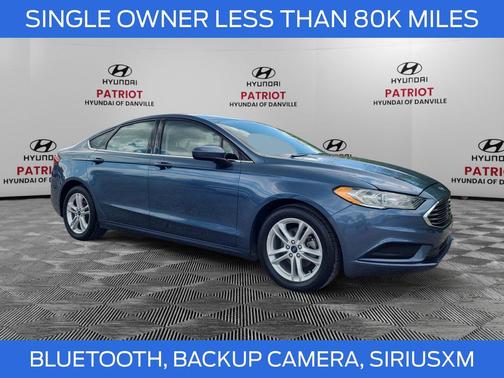 Blue Metallic 2018 Ford Fusion SE
