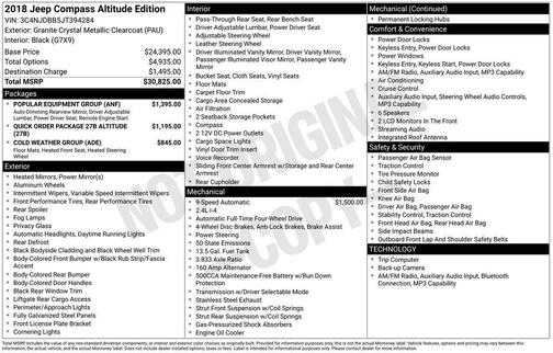 2018 Jeep Compass Latitude