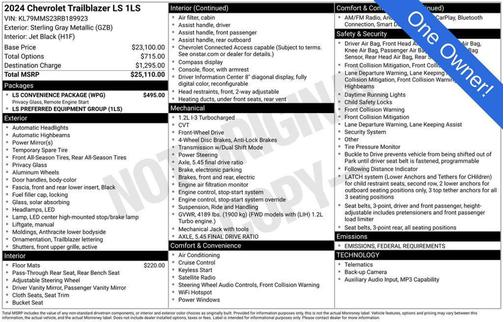 2024 Chevrolet Trailblazer LS