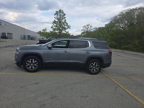Satin Steel Metallic 2021 GMC Acadia FWD SLE