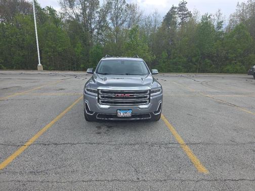 Satin Steel Metallic 2021 GMC Acadia FWD SLE