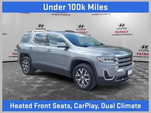 Satin Steel Metallic 2021 GMC Acadia FWD SLE