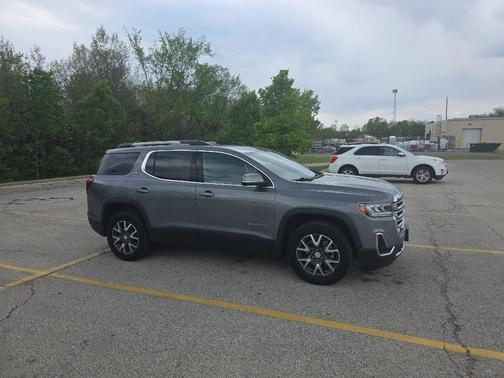 Satin Steel Metallic 2021 GMC Acadia FWD SLE