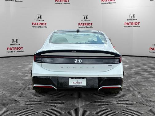 Serenity White 2026 Hyundai SONATA Hybrid Limited