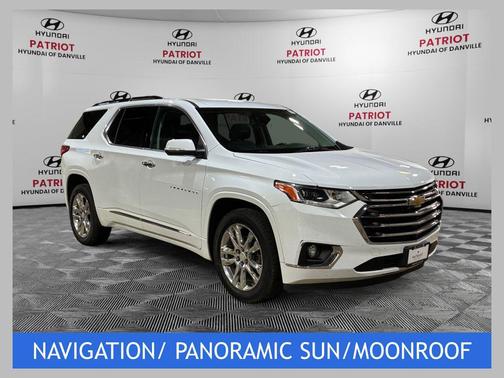 Summit White 2021 Chevrolet Traverse High Country