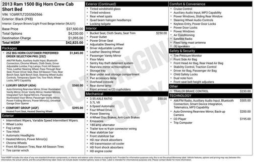 2013 RAM 1500 Big Horn
