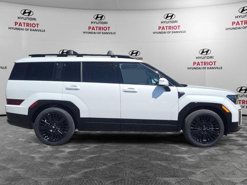 Serenity White 2026 Hyundai SANTA FE HEV Calligraphy