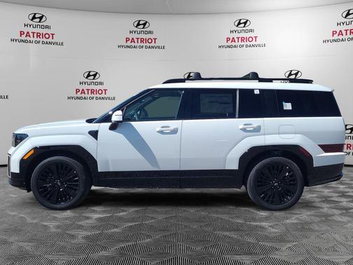 Serenity White 2026 Hyundai SANTA FE HEV Calligraphy
