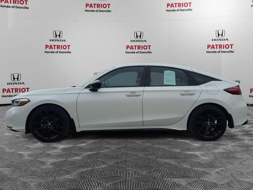 Platinum White Pearl 2025 Honda Civic Sport