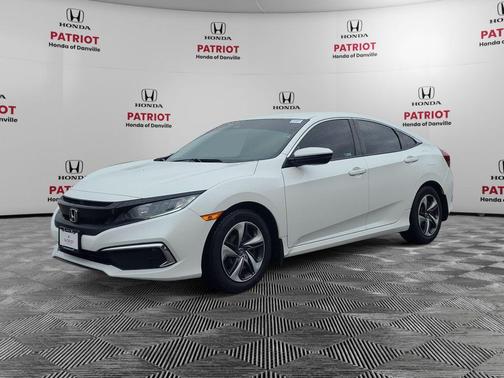 Platinum White Pearl 2019 Honda Civic LX