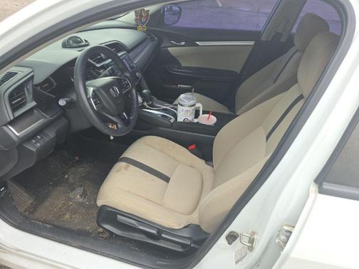 Platinum White Pearl 2019 Honda Civic LX