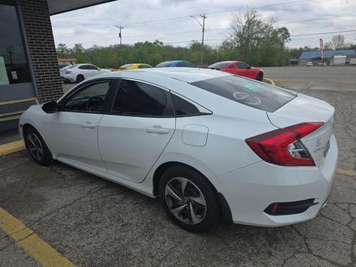 Platinum White Pearl 2019 Honda Civic LX