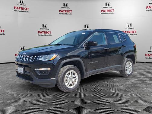 Diamond Black Crystal Pearlcoat 2021 Jeep Compass Sport