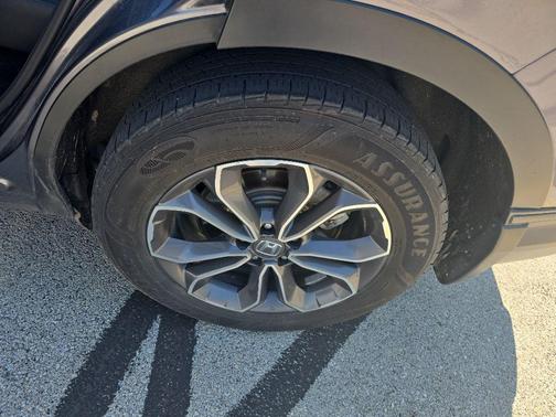 Gray 2021 Honda CR-V Hybrid EX-L