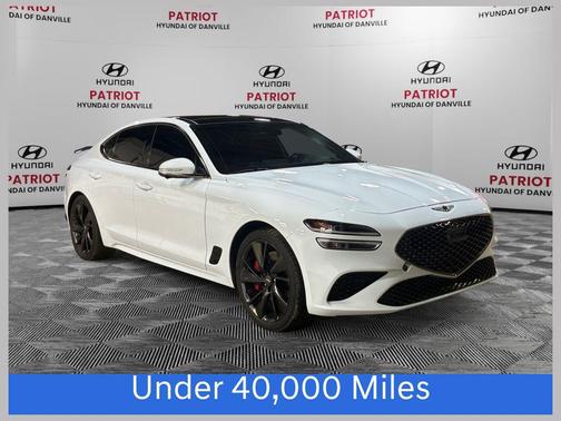 Alta White 2022 Genesis G70 3.3T AWD