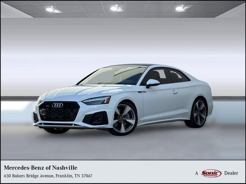 Ibis White 2021 Audi A5 45 S line Premium Plus