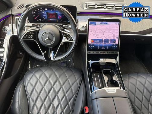 Black 2024 Mercedes-Benz S-Class 4MATIC