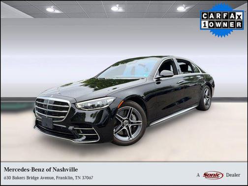 Black 2024 Mercedes-Benz S-Class 4MATIC