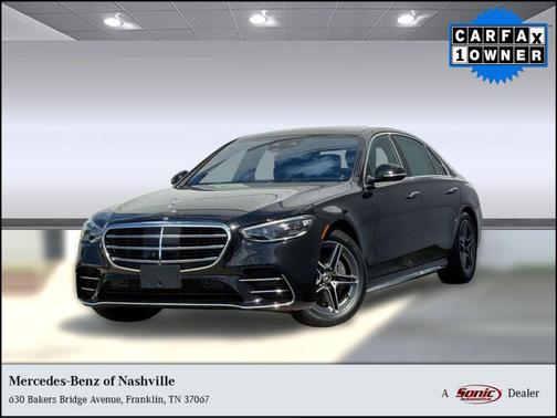 Black 2024 Mercedes-Benz S-Class 4MATIC