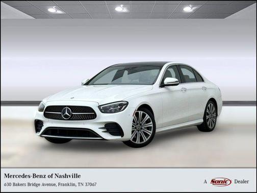 White 2022 Mercedes-Benz E-Class E 350