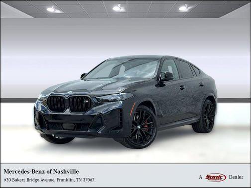 Black Sapphire Metallic 2025 BMW X6 M60i