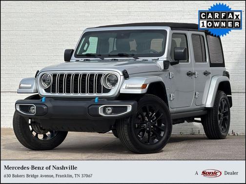 Silver Zynith Clearcoat 2024 Jeep Wrangler 4xe Sahara