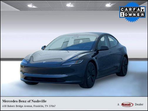 Stealth Grey 2025 Tesla Model 3 Long Range