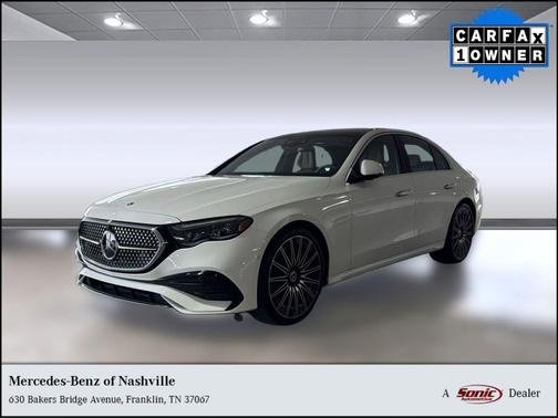White 2026 Mercedes-Benz E-Class E 350