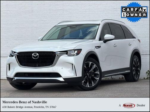 Rhodium White Premium 2024 Mazda CX-90 PHEV Premium