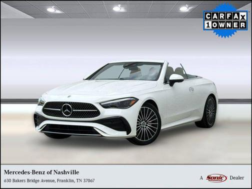 Polar White 2026 Mercedes-Benz CLE 300 4MATIC Cabriolet