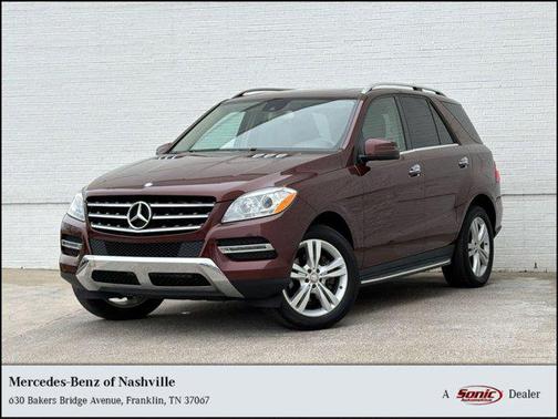 Maroon 2015 Mercedes-Benz M-Class 4MATIC